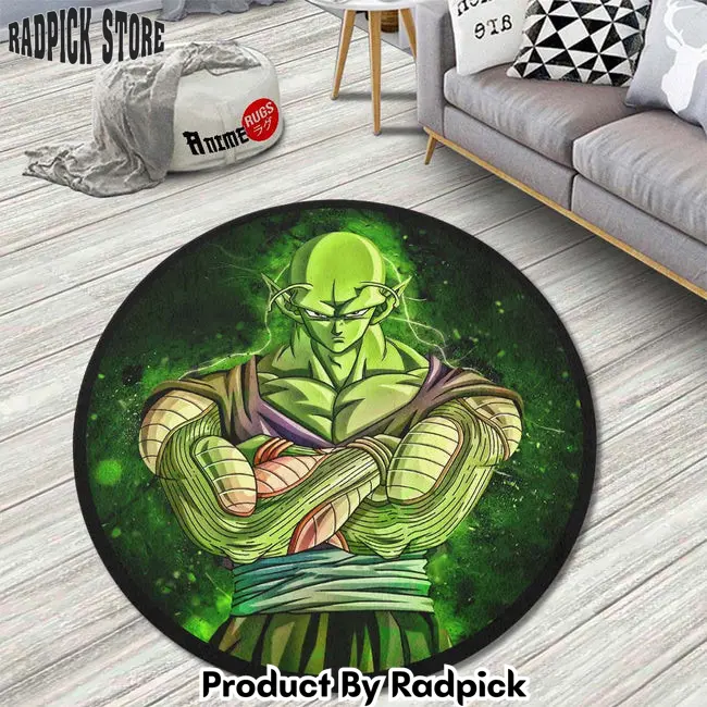 Piccolo skill round rug custom dragon ball anime circle carpet  rp5958772